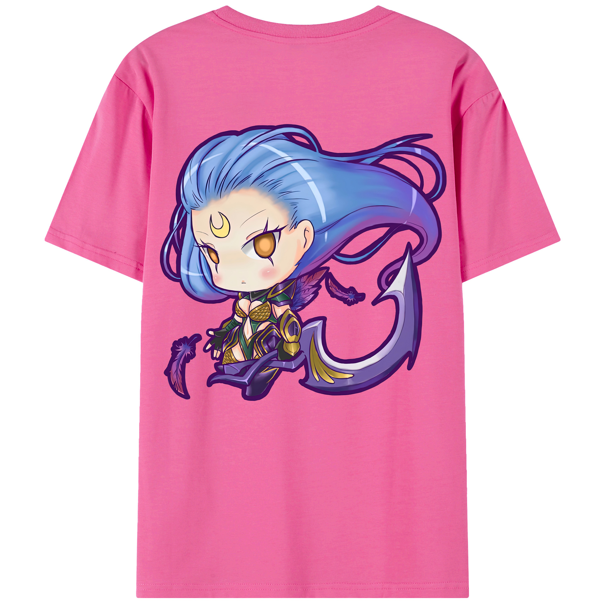 リーグ・オブ・レジェンド League of Legends LOL レディース半袖Tシャツ(バックプリント)